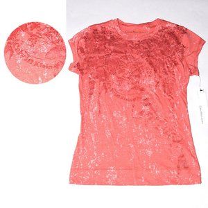 *HP* NWT Calvin Klein Jeans Glitter Burnout Logo T